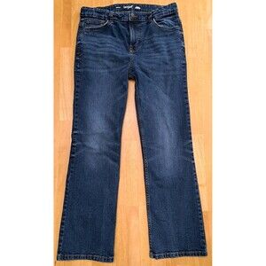 Cat & Jack Boys Youth Size 16 Husky Bootcut Blue Jeans Boot Cut